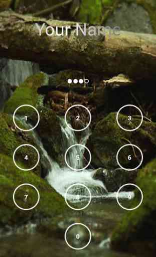 Waterfall Keypad lock Screen 4
