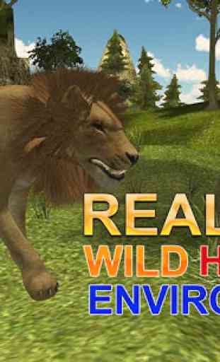 Wild Lion Hunter Simulator 3D 4