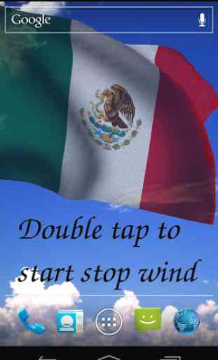 3D Mexico Flag Live Wallpaper 2