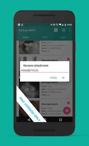 Backup MMS : save attachments 4