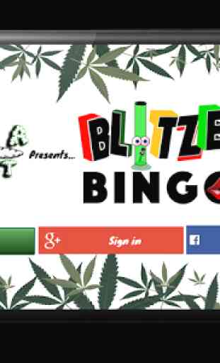 Blitzed Bingo - Free Marijuana 1