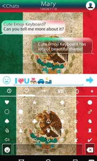 Emoji Keyboard Mexico Theme 3