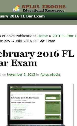 Florida Bar Exam (2014 & 2016) 4