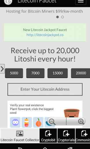 Free Litecoin Faucet Collector 4