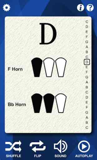French Horn Notes Flash Cards 2