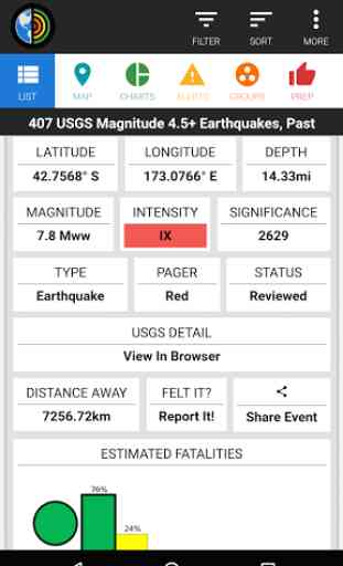 GeoTremor Earthquake Tracker 3
