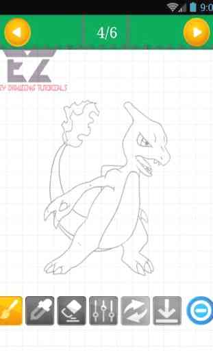 How to Draw Dragon Cartoons 4