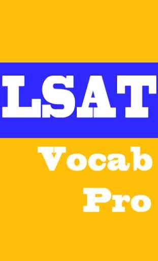 LSAT Vocabulary PRO 1