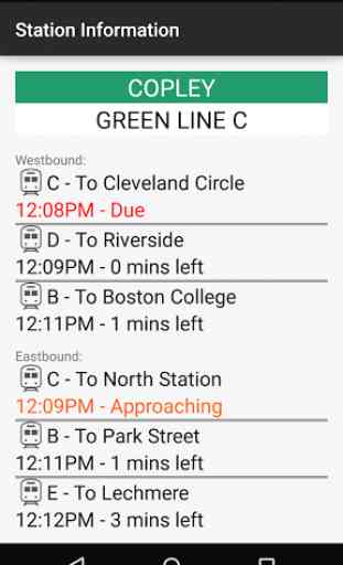 MBTA Realtime Schedule 2 3