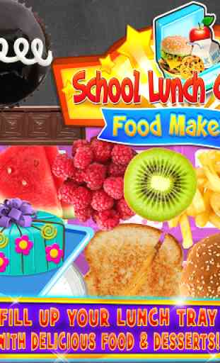 School Lunch Cafeteria Food 1