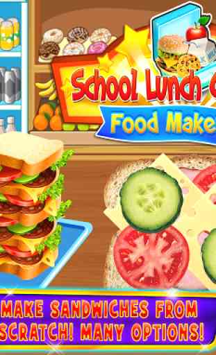 School Lunch Cafeteria Food 2