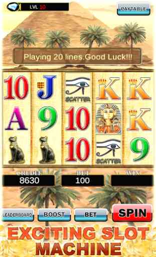 Slot Machine : Pharaoh Slots 1