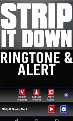 Strip It Down Ringtone & Alert 2