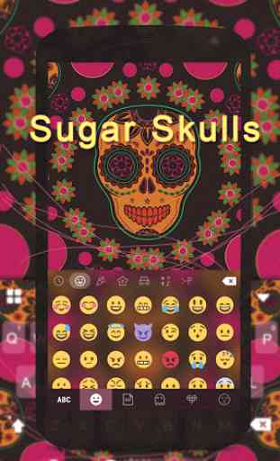Sugar Skulls Emoji iKeyboard 1