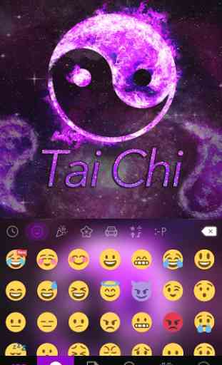 Tai Chi Emoji Keyboard Theme 3