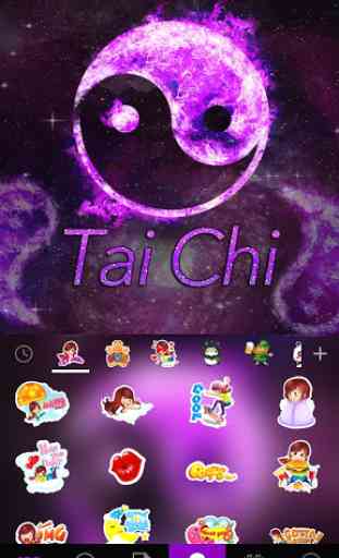 Tai Chi Emoji Keyboard Theme 4