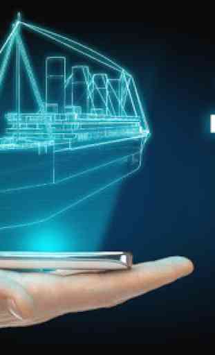 Titanic Hologram Camera 3D 2