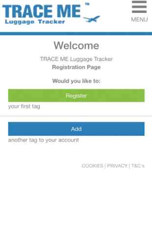 Trace Me Luggage Tracker 2