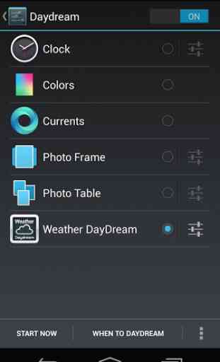 Weather DayDream Screensaver 2