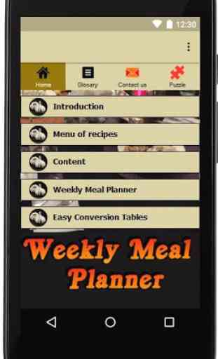 Weekly Meal Planner & Recipes 1