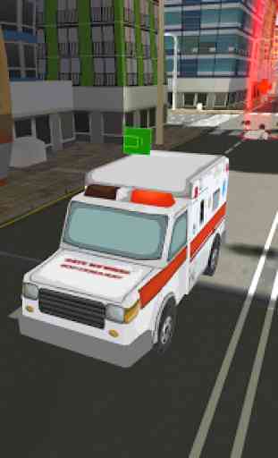 3D Ambulance Driving Simulator 2