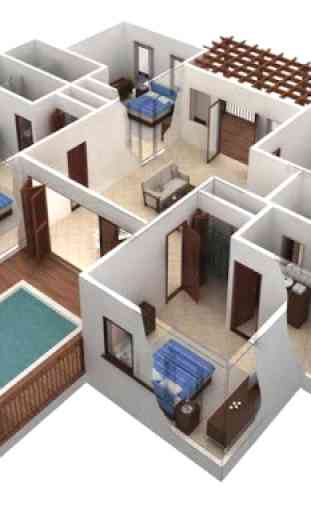 3D House Floor Plans 1