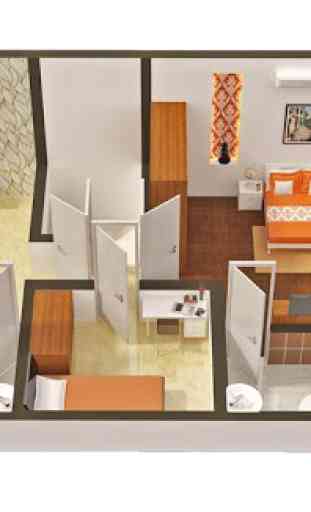 3D House Floor Plans 3