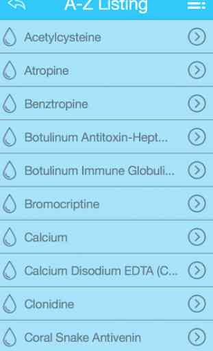 ACEP Toxicology Antidote App 3