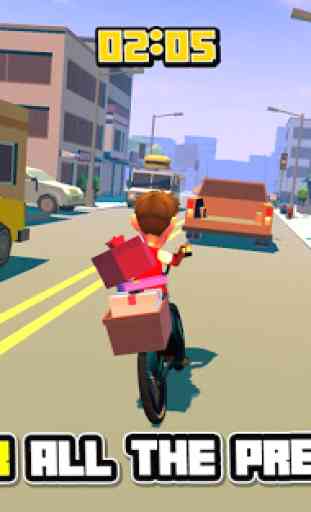 Blocky Bicycle Driver 2017 1