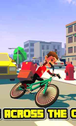 Blocky Bicycle Driver 2017 3