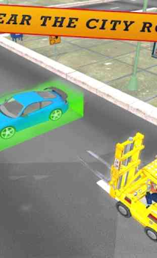 City Police Forklift Game 3D 3