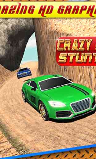 Crazy Car Stunts 3D:Speed Race 2