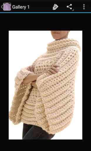 Crochet Sweater Patterns 1