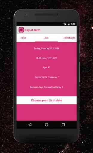 Day of Birth, Horoscope 2