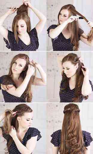Easy Hairstyle Step by Step 1