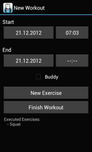 Easy Workout Log 2