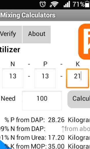 Fertilizer Mixing Calculators 4