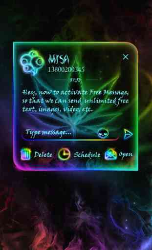 (FREE) GO SMS WEED THEME 4