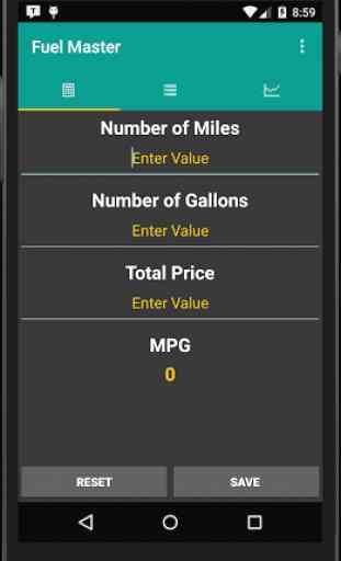 Fuel Master - MPG Calculator 1