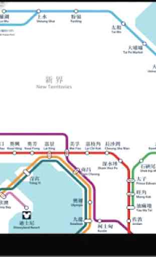 Hong Kong Metro Map 2