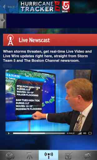 Hurricane Tracker WCVB Boston 4