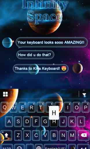 Infinity Space Keyboard Theme 1