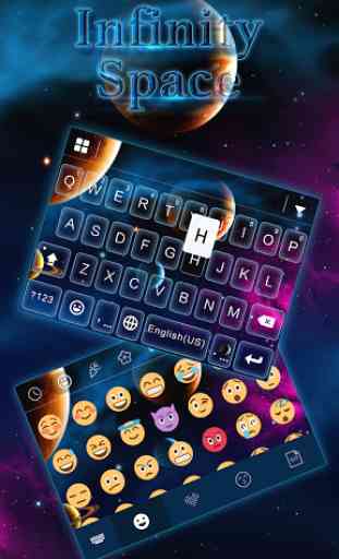 Infinity Space Keyboard Theme 3