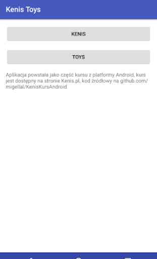 Kenis Toys - kurs Android 1