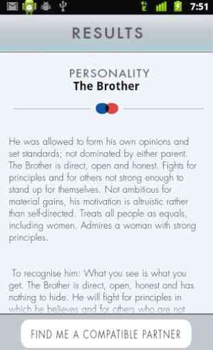 Male Personality Test 4