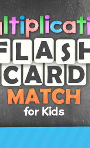 Multiplication Flashcard Match 1