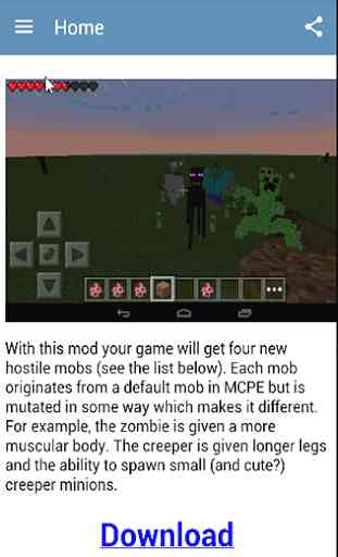 Mutant MODS For MCPE 3