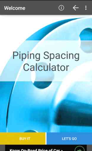 Piping Spacing Calculator 1