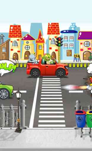 Road Mr-Bean Battle Zombies 1