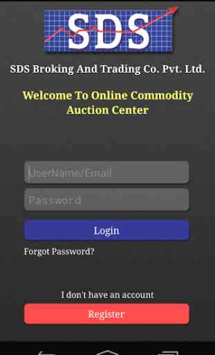 SDS Commodity Online Auction 1